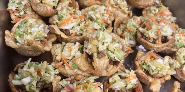 Plantain Basket w/ Meat