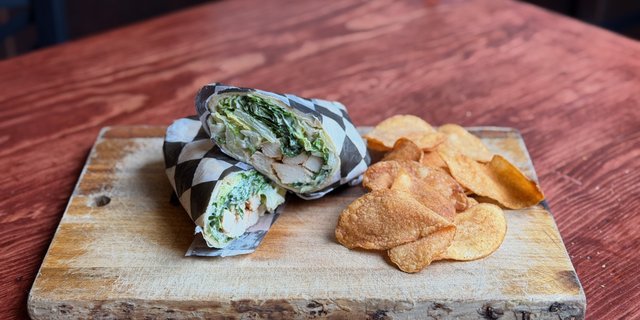 Chicken Caesar Wrap Box Lunched