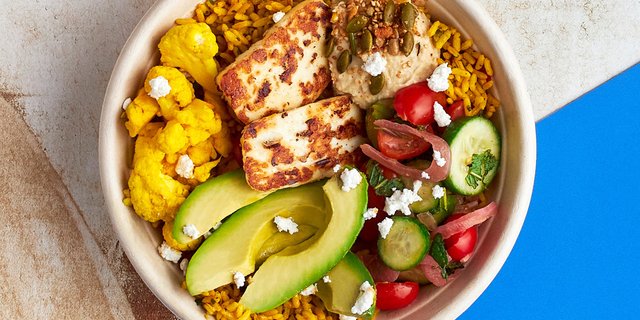 Rainbow Vegetarian Bowl