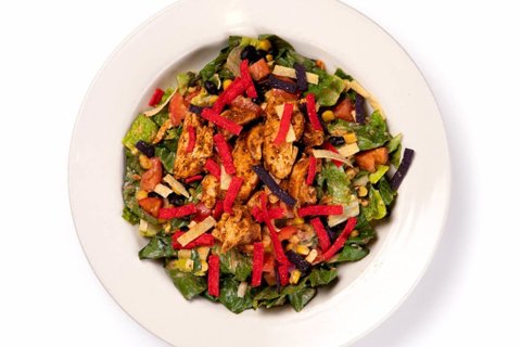 Individual Southwestern Chicken Salad
