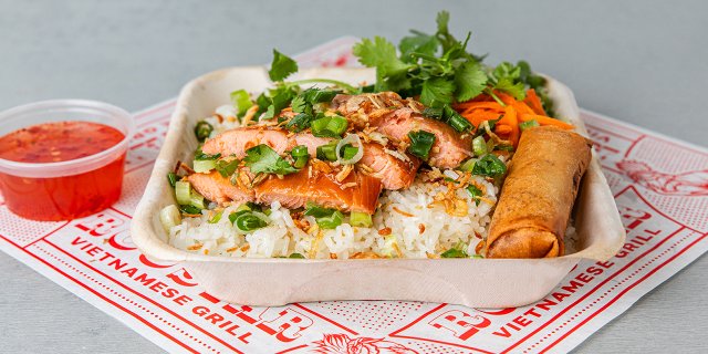 Smoked Salmon Rice Boxed Lunch