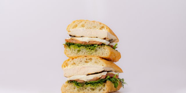 Chicken Pesto Caprese Sandwich