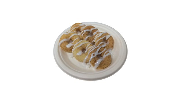 GF/V Mini Plain w/ White Icing Drizzle
