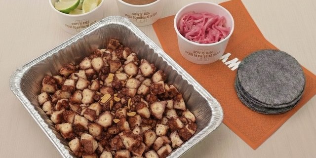 1/2 Pan Pulpo Macha