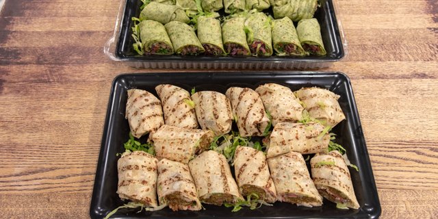 Assorted Veggie Roll-Up Platter