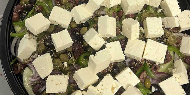 Horiatiki Salad (Village Greek Salad) (Tray)