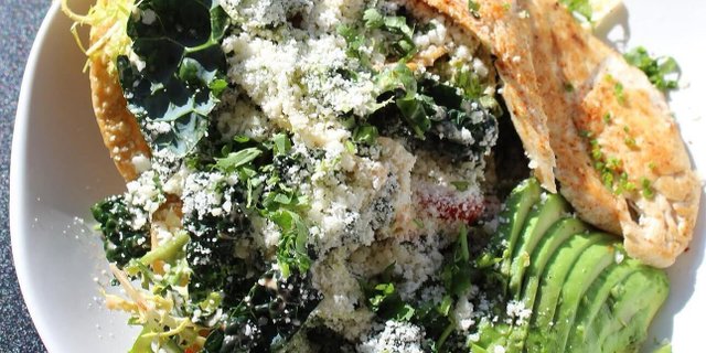 Tostada Caesar Salad