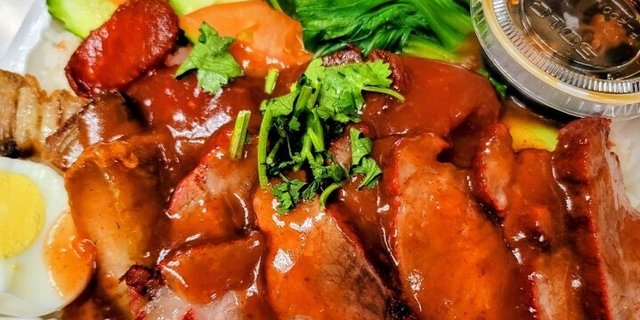 Roasted Pork On Rice