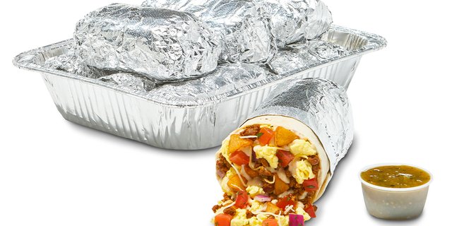 Chorizo Breakfast Burritos