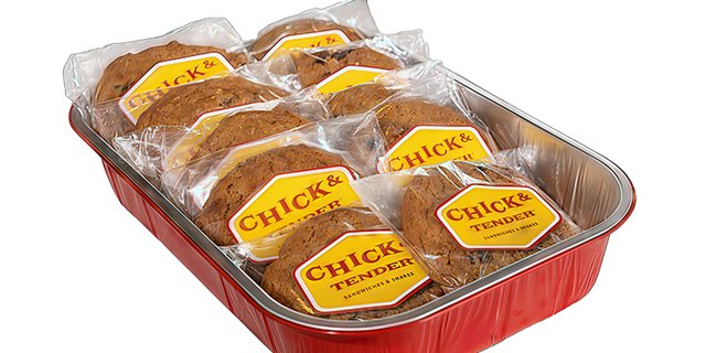 6 Chocolate Chunk & 6 Oatmeal Raisin Cookies Platter