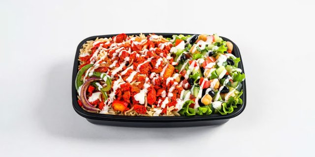 Regular Chicken Over Rice Package