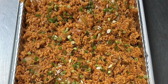 Vegetarian Kimchi Fried Rice