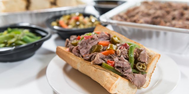 Italian Beef Sandwich Tray