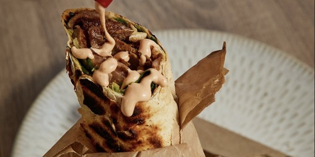 Lamb & Beef Doner Wrap