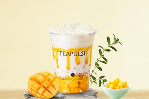 Golden Mango Milk Tea
