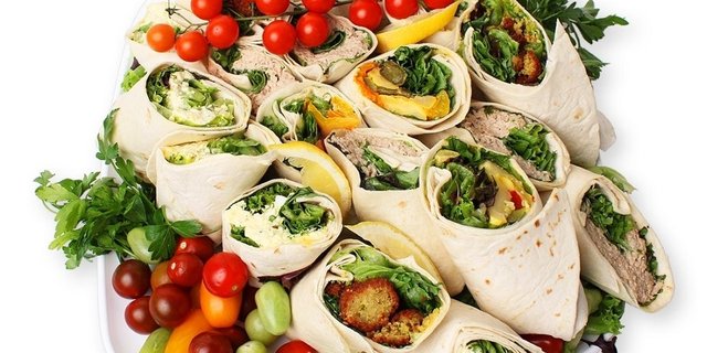 Vegetarian Wrap Platter
