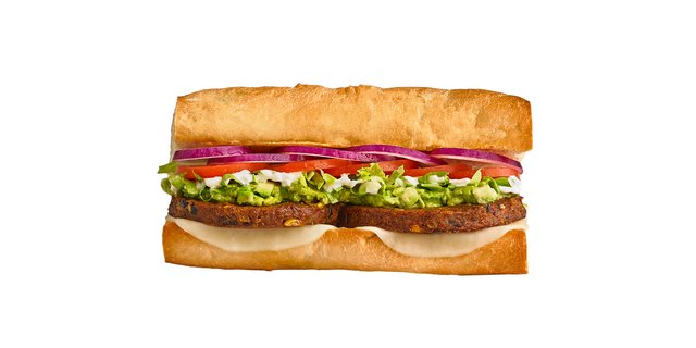 Black Bean Patty Sandwich