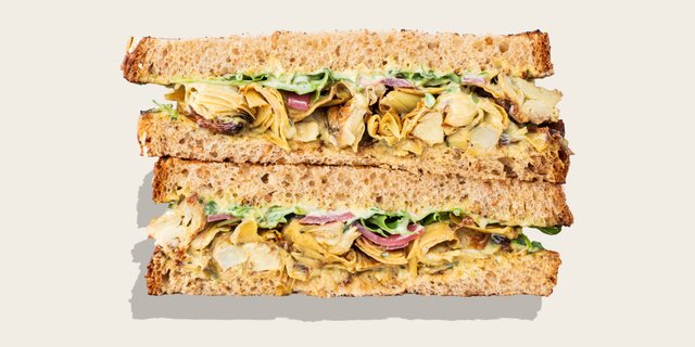 Moroccan-Spiced Artichoke Sandwich