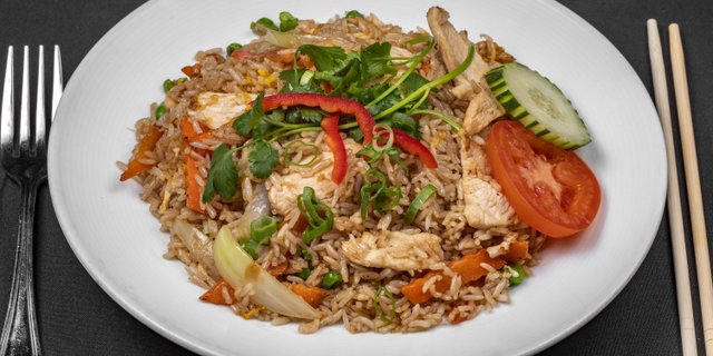 Chicken Fried Rice Tray