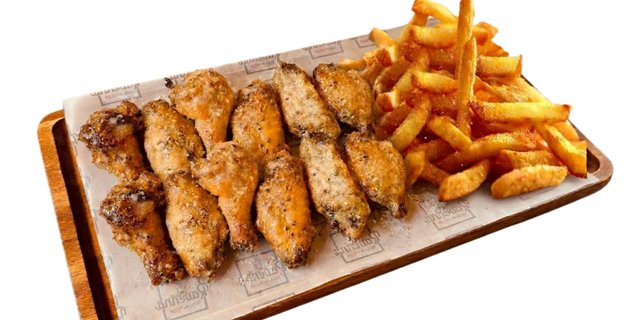 Oven Roasted Wings & Fries Platter