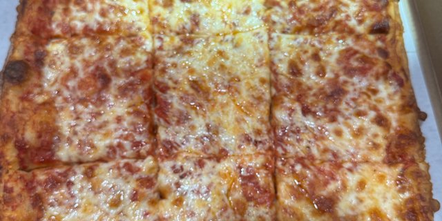 Half Tray Cheese Sicilian Pizza