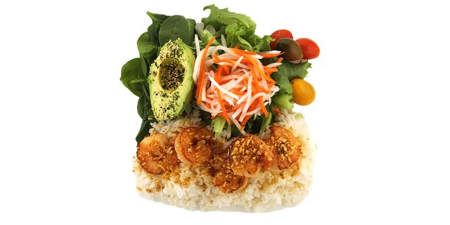 Gluten-Free Garlic Shrimp Plate