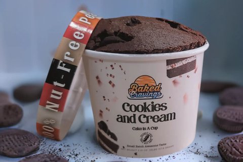 Cookies & Cream Cake in a Cup