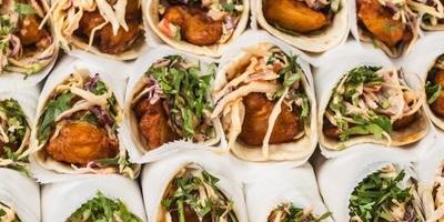 Mahi-Mahi Taco Titanic Platter