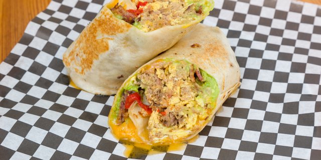 The Porky Breakfast Burrito