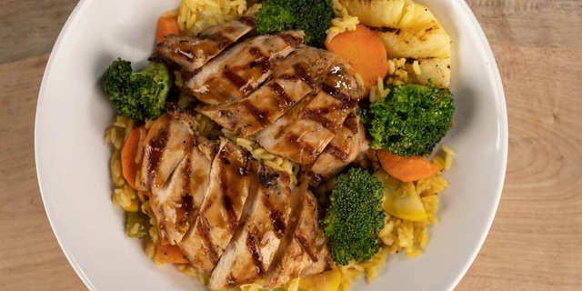 Grilled Chicken Rockin' Rice Bowls