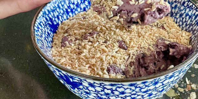 Purple Sticky Rice Pudding