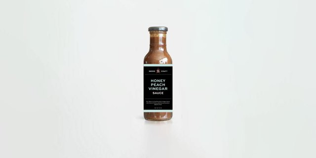 Honey Peach Vinegar BBQ Sauce