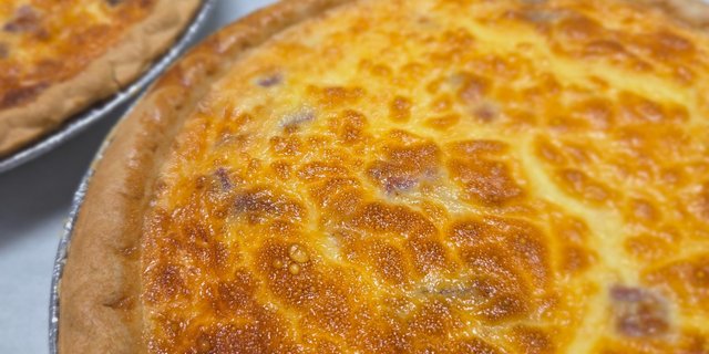 Home-Made Bacon & Swiss Quiche