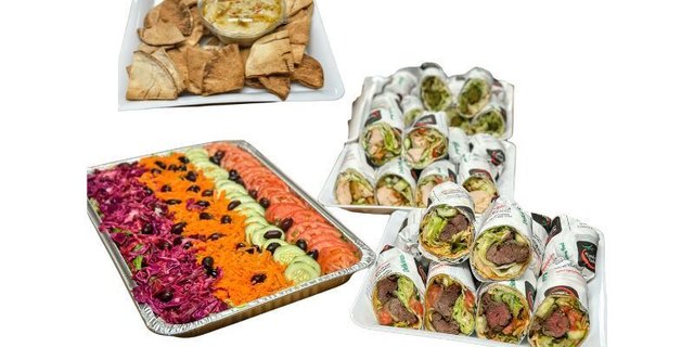 Sandwiches & Wrap Platter w/ Salad