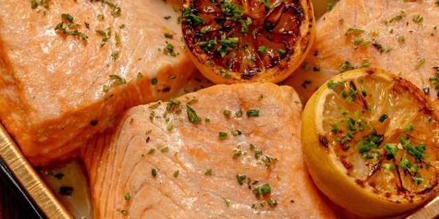Poached Salmon