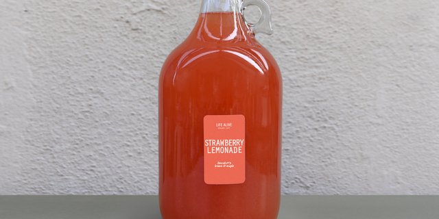 Strawberry Lemonade Growler