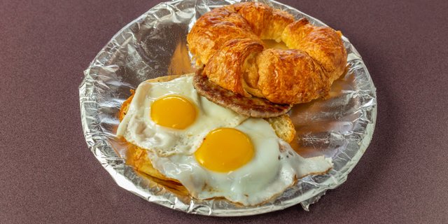 Pork Sausage, Egg & Cheese Sandwich