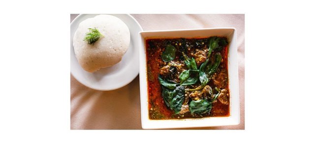 Okra Stew & Banku W/ Beef