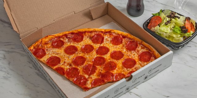 Two-Slice Pizza & Salad Meal Box