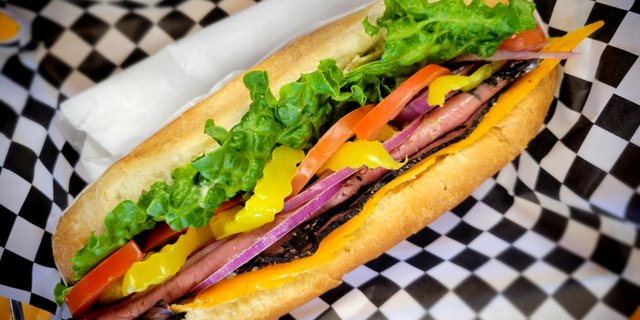Hot Pastrami Sandwich