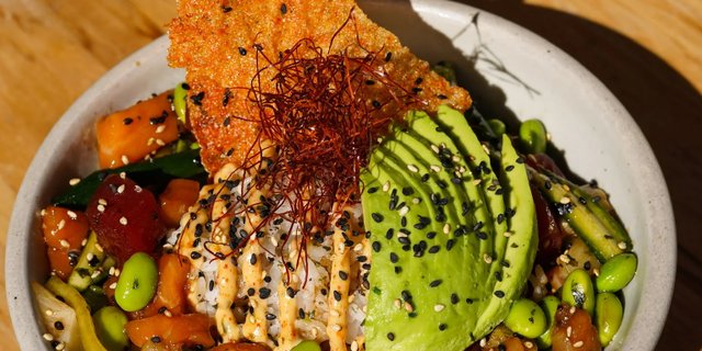 Rainbow Poke Bowl