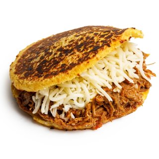 Shredded Beef Carne & Cheese Arepa