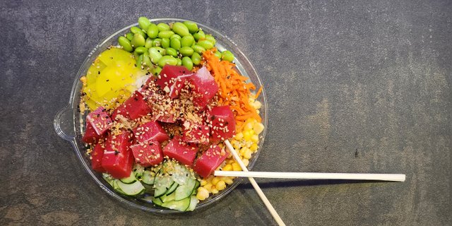 Vegan Tuna Poke Bowl