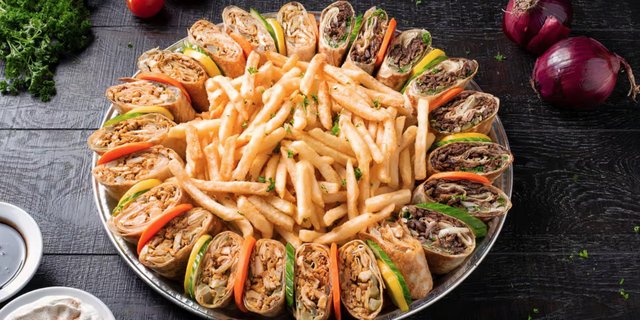 Small Arabi-Style Shawarma Combo