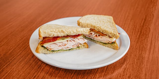 Turkey, Bacon & Swiss Sandwich
