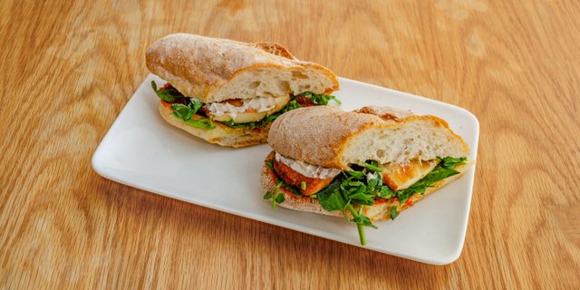 Halloumi & Roasted Pepper Sandwich