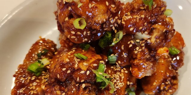 Korean Fried Chicken Wings Tray