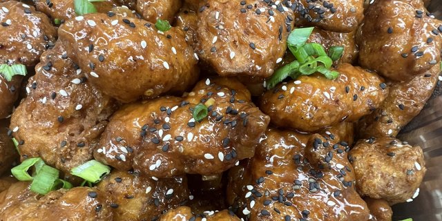 Breaded Orange Chicken Pan
