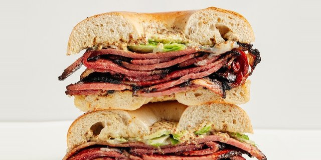 Grand Brisket Reuben Bagel
