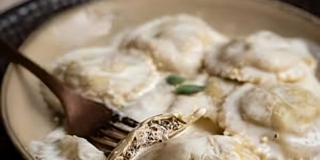 Homemade Mushroom Ravioli